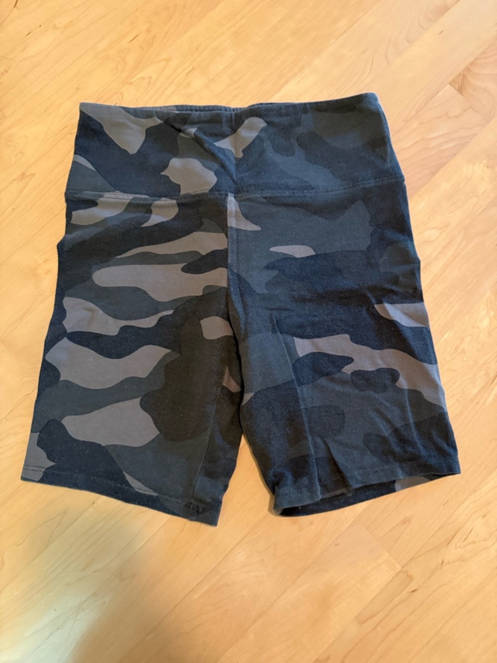Billabong Camo High-Waist Cotton Biker Shorts